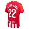 Officiële Voetbalshirt Atlético Madrid M.Hermoso 22 Thuis 2023-24 - Heren